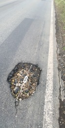 Foto: Schlagloch 